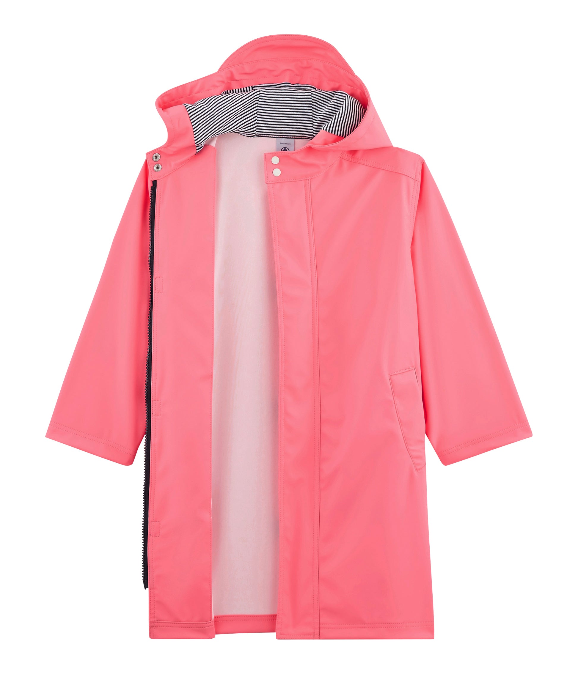Girls Pink Hooded Coat