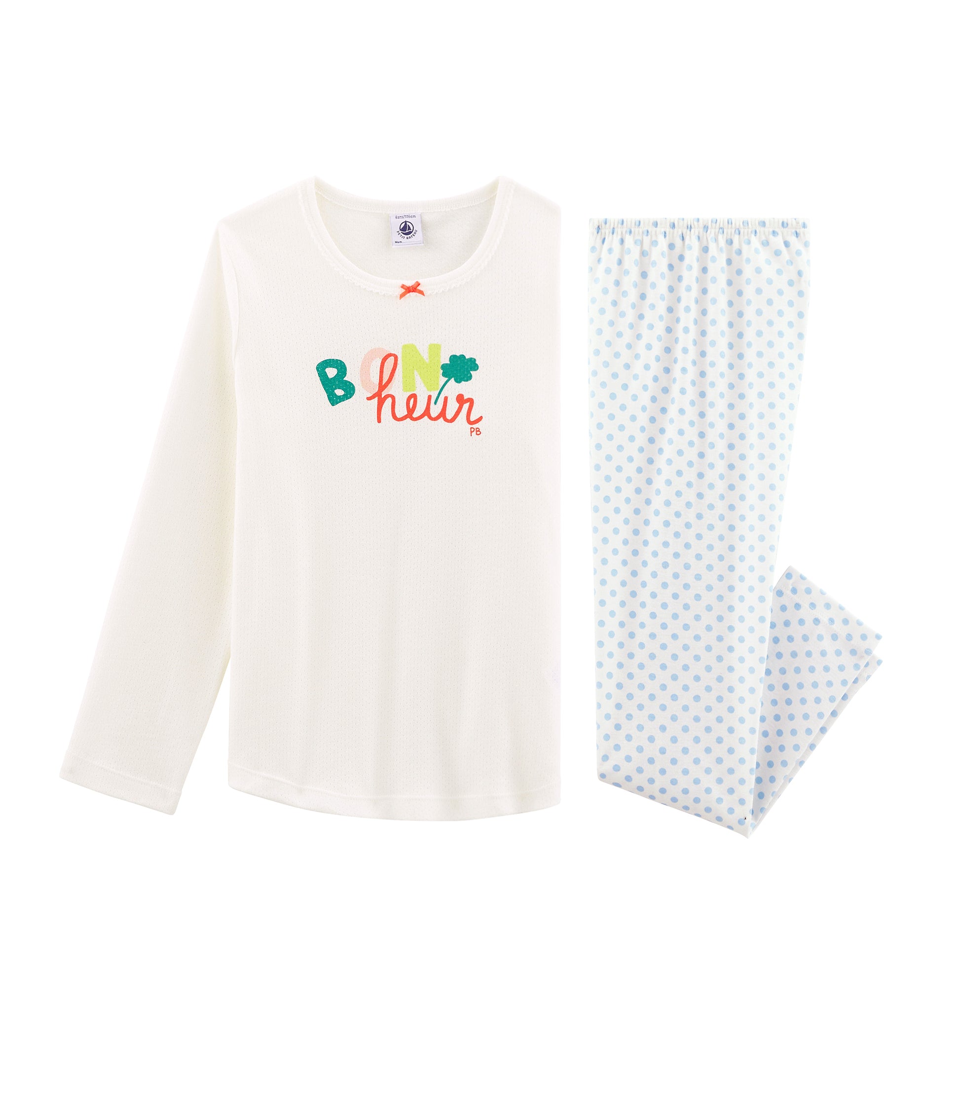 Girls White Cotton Nightwear Set