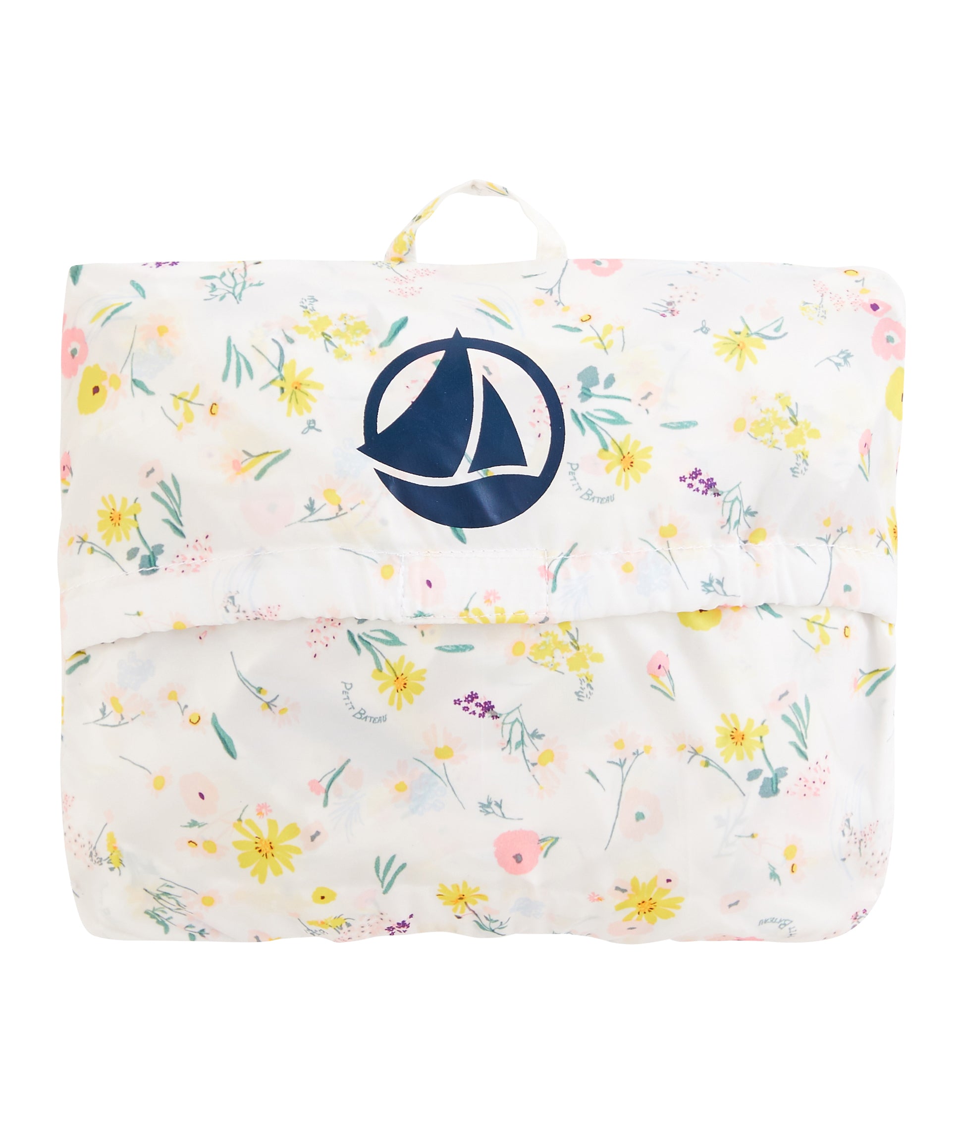 Girls White Flower Jacket