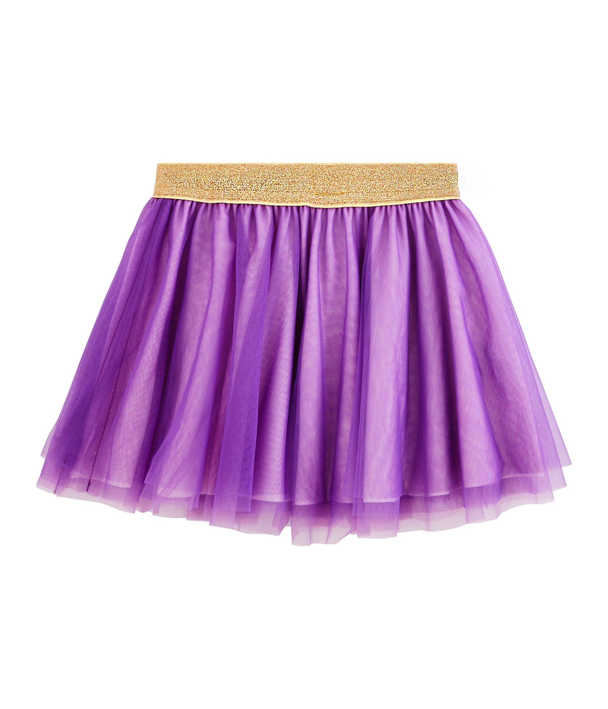 Girls Purple Tulle Skirt