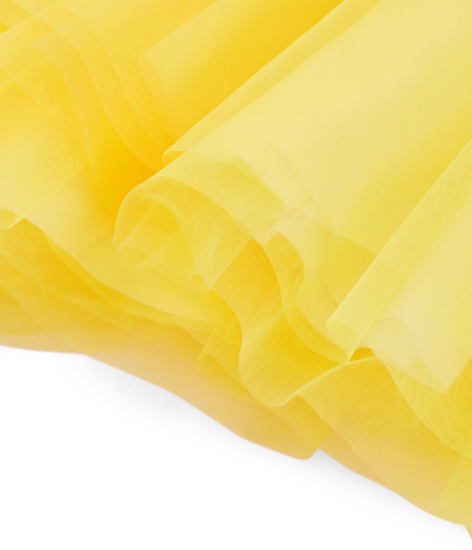 Girls Yellow Tulle Skirt