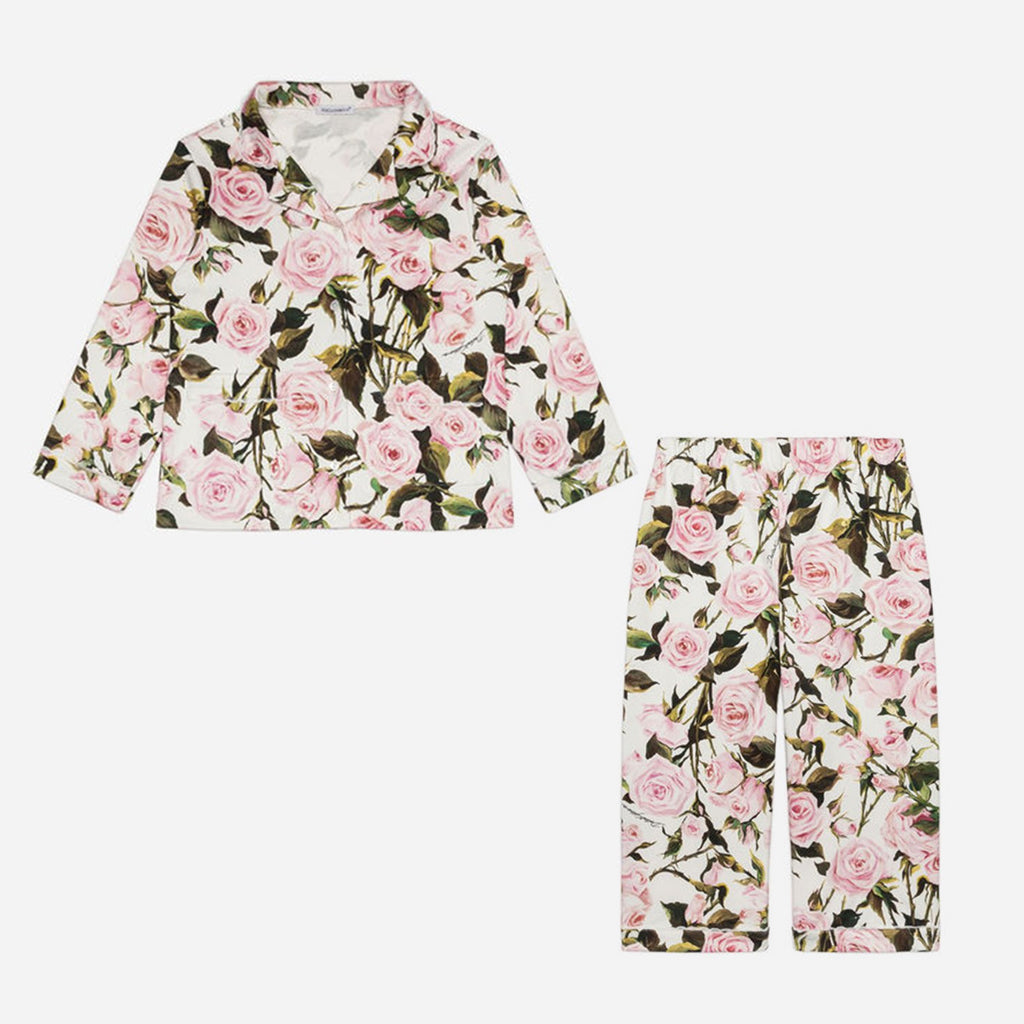 Girls Rose Flower Cotton 2 Pack