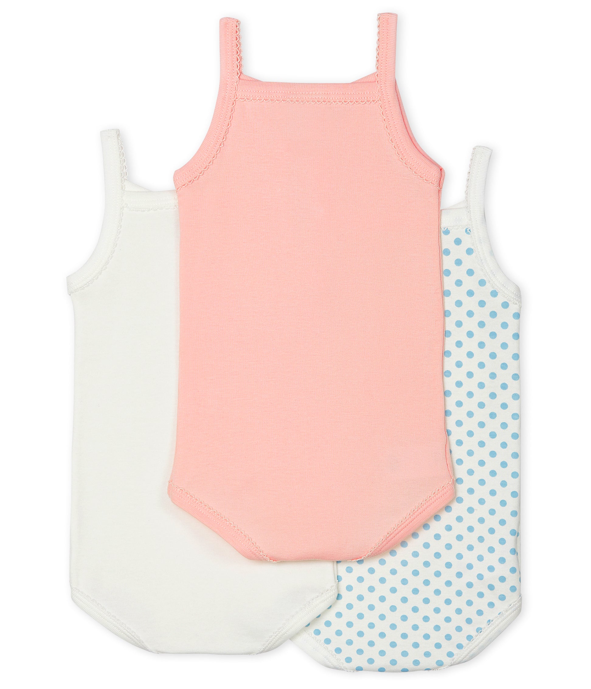 Baby Girls Multicolor Cotton Babysuit Set