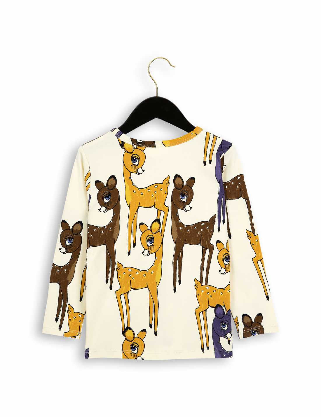 Boys&Girls Ivory & Brown Deer Organic Cotton T-Shirt - CÉMAROSE | Children's Fashion Store - 2