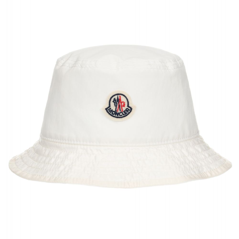 Baby Boys & Girls White Bucket Hat