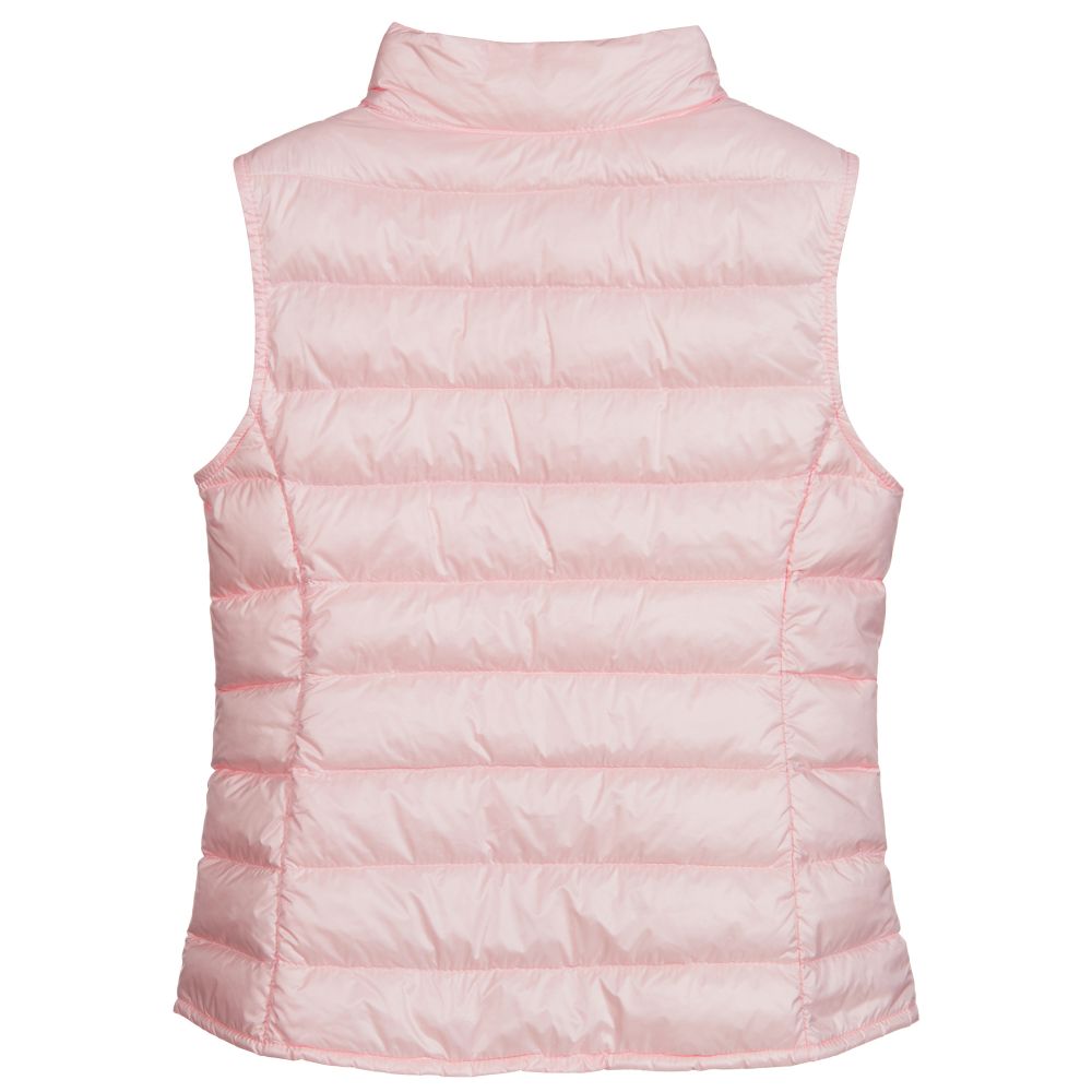 Girls Light Pink 'LIANE' Padded Down Gilet