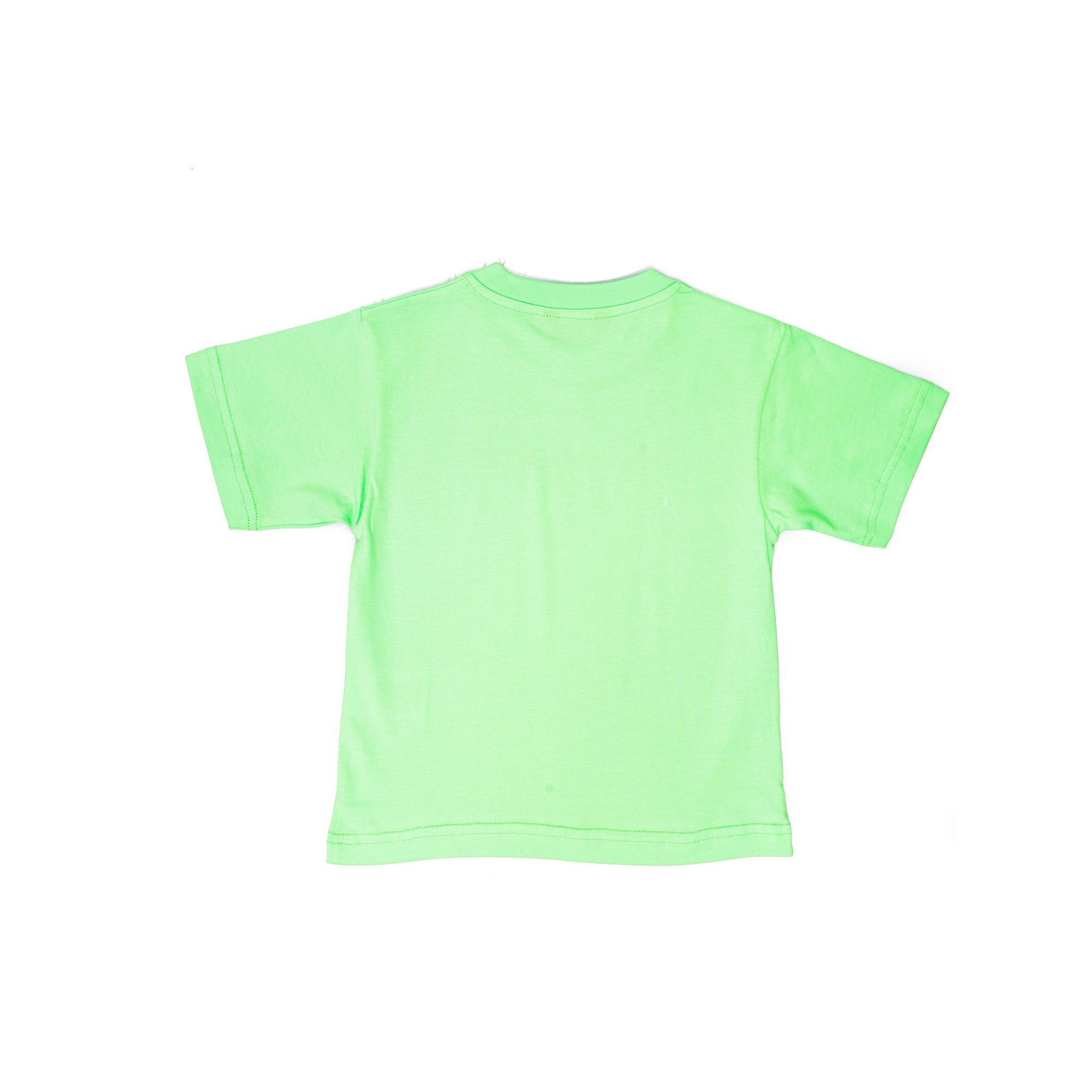 Boys & Girls Green Logo Cotton T-Shirt