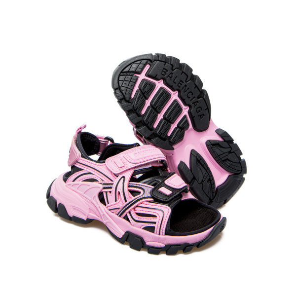 Girls Pink Velcro Sandals