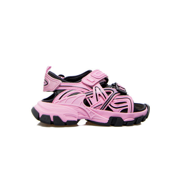 Girls Pink Velcro Sandals