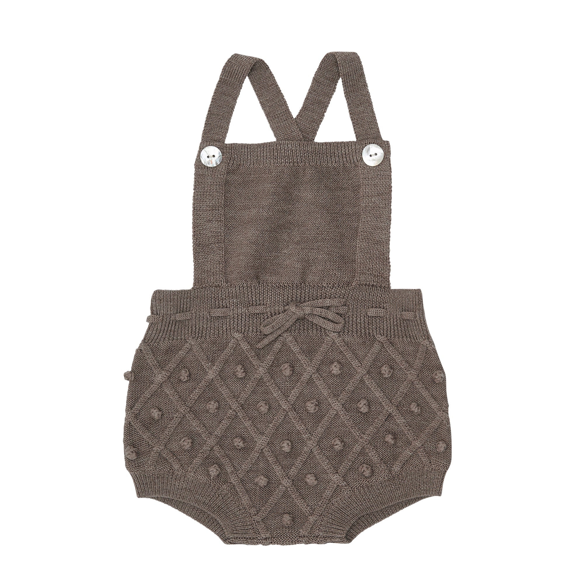 Baby Boys & Girls Beige Wool Shorts