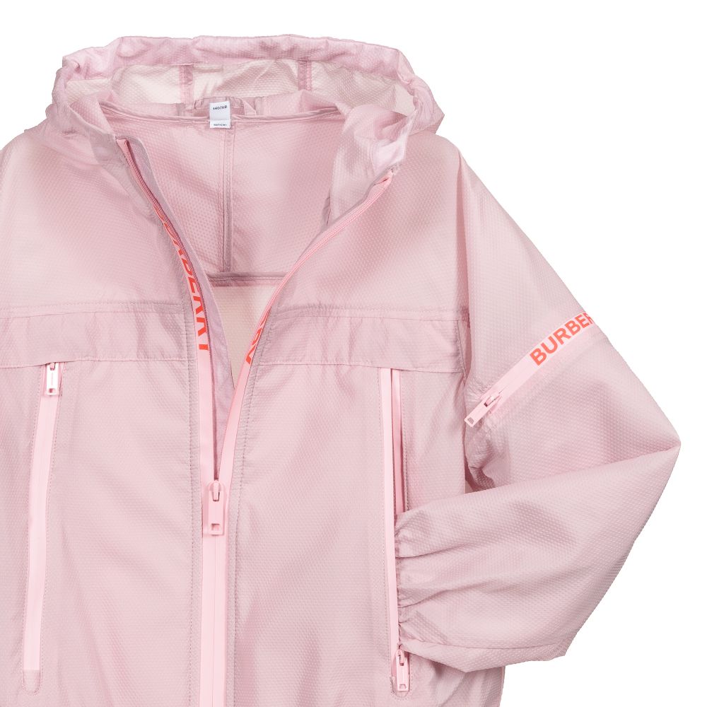 Girls Pink Logo Jacket