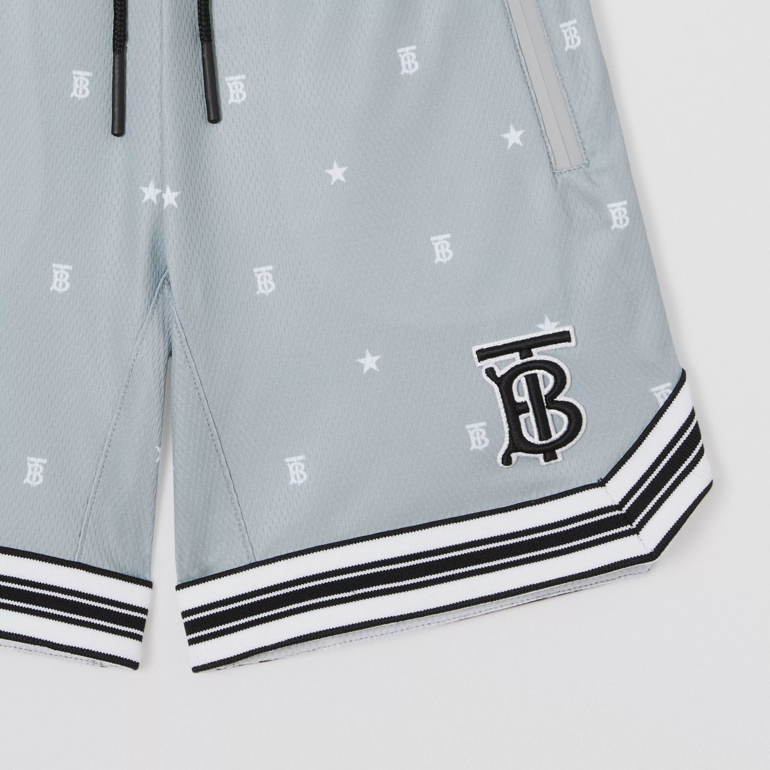 Boys Light Grey Logo Shorts