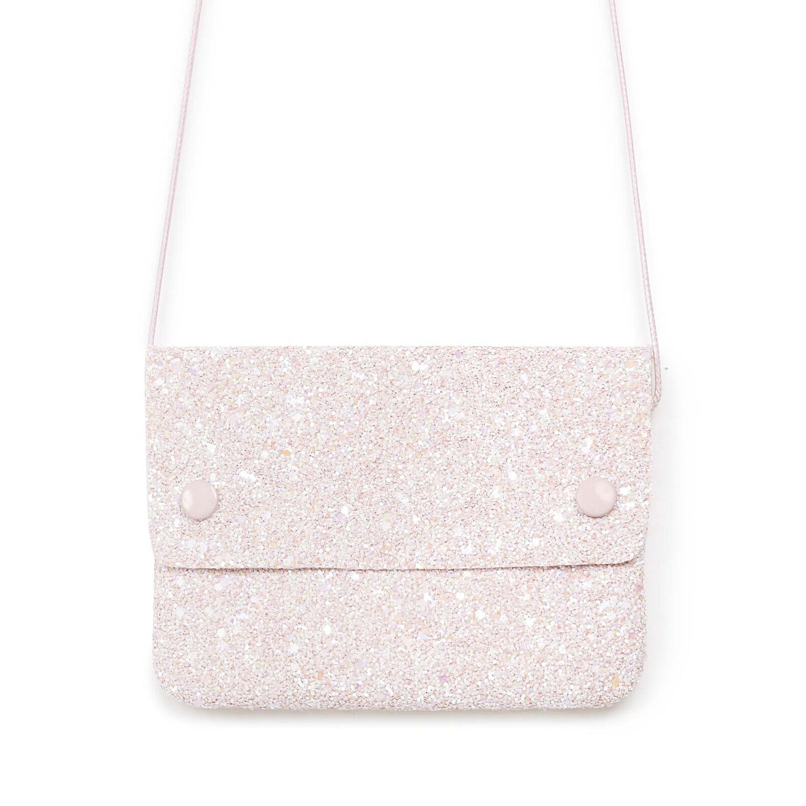 Girls Pink Glitter Shoulder Bag