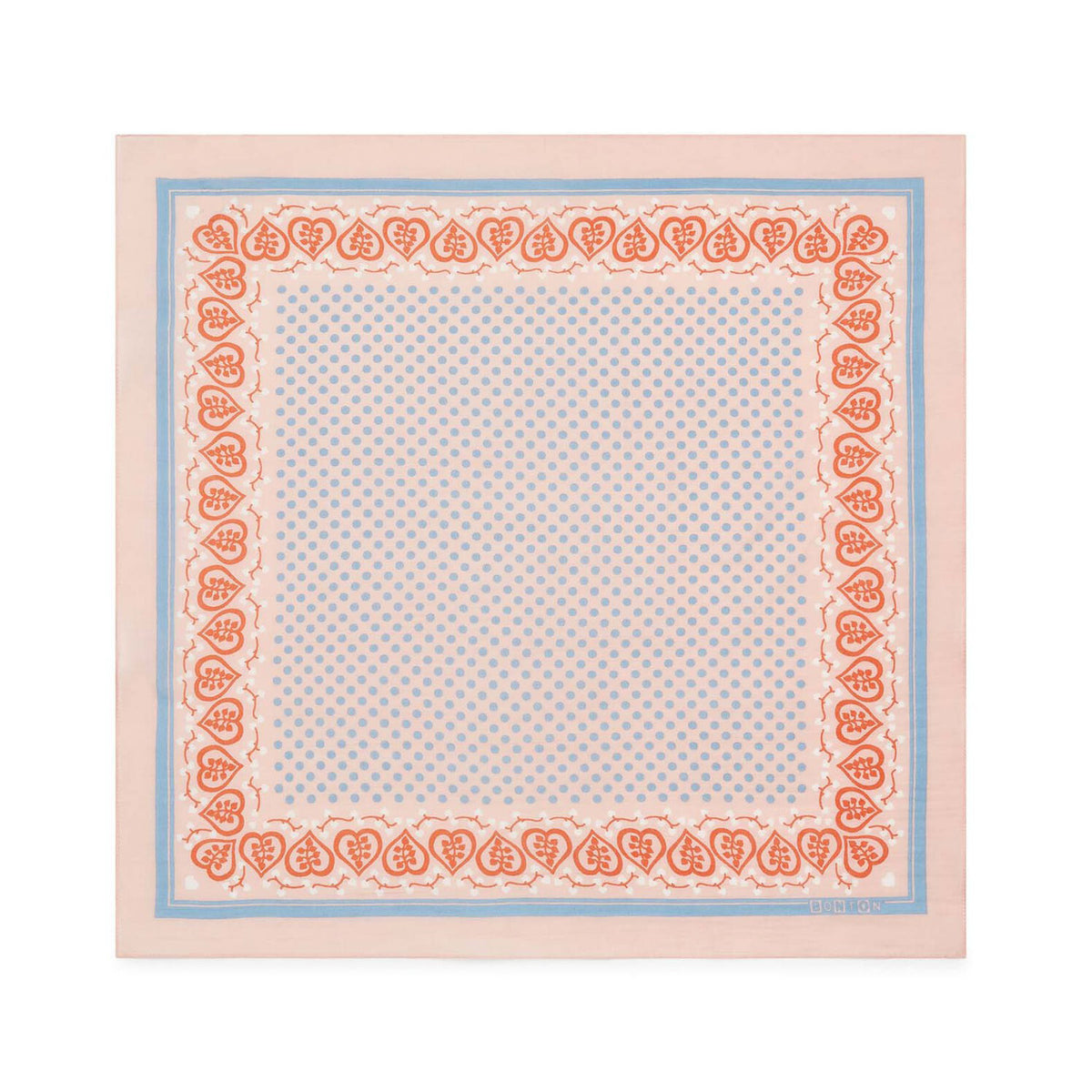 Girls Pink Printing Cotton Scarf