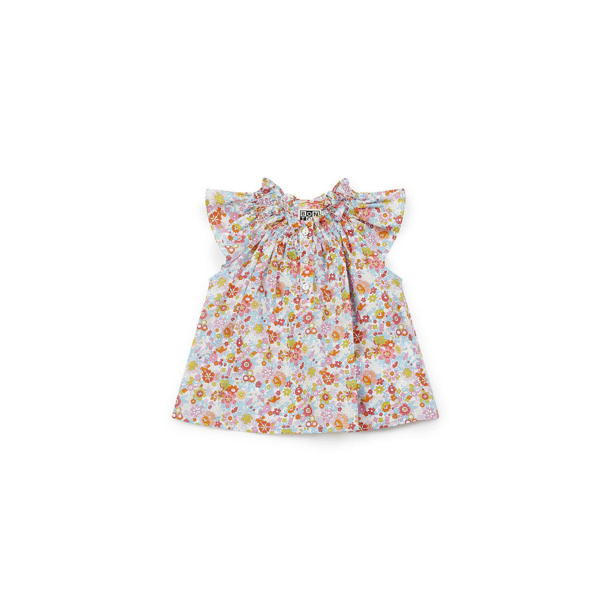 Baby Girls Multicolor Cotton Top