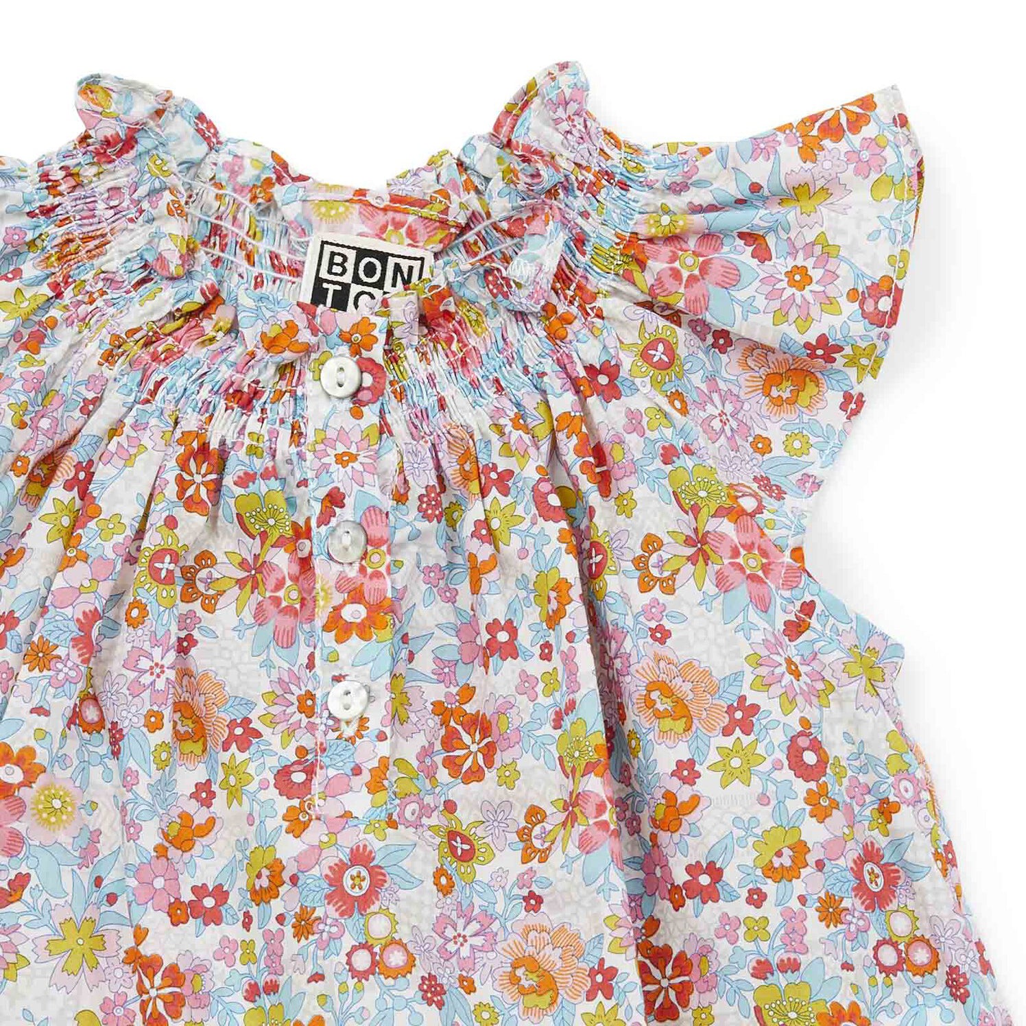 Baby Girls Multicolor Cotton Top