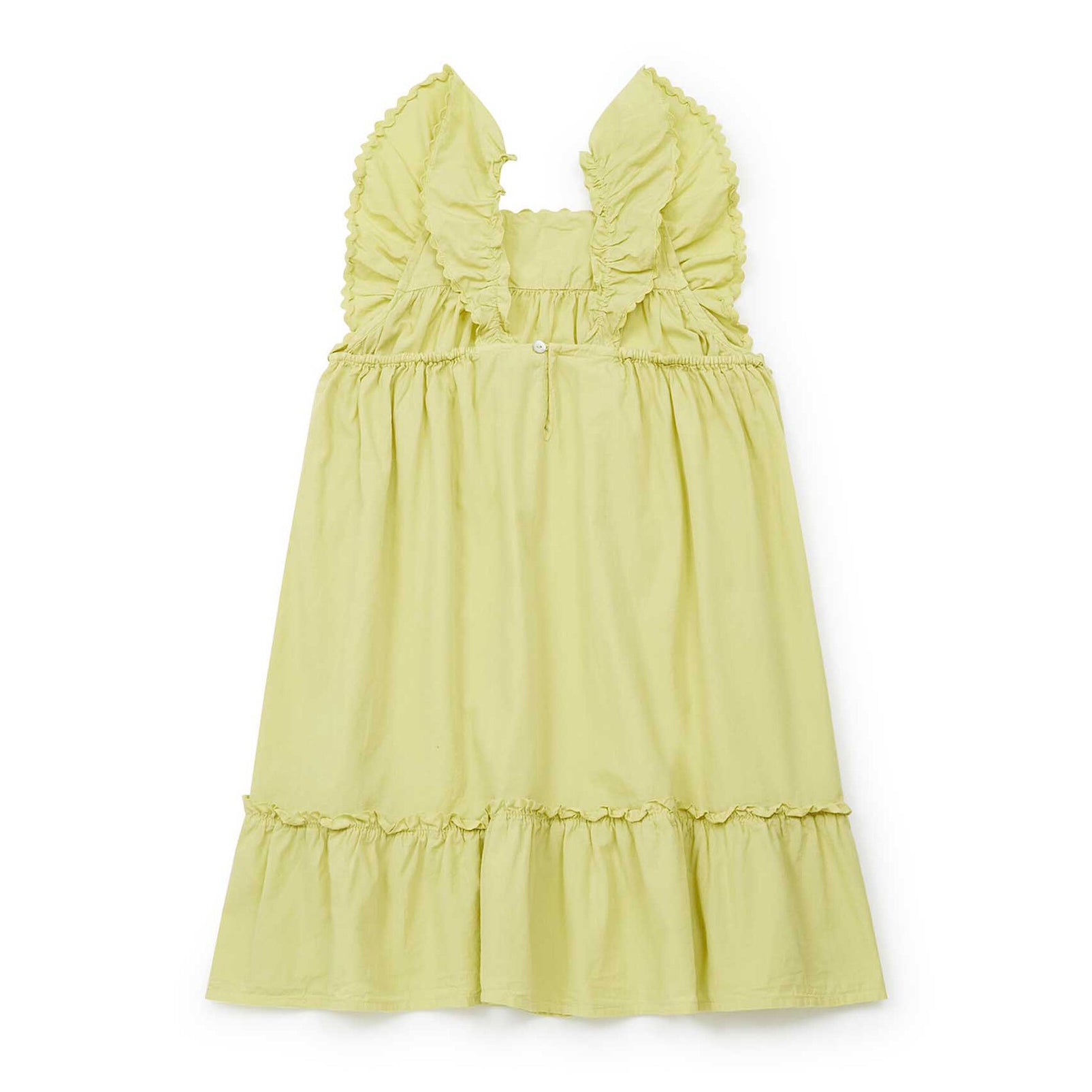 Girls Yellow Cotton Dress
