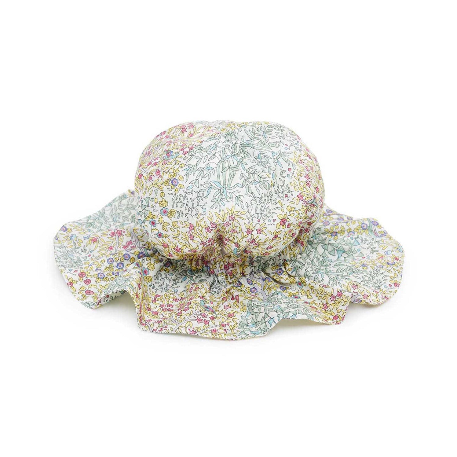 Baby Girls Green Floral Hat