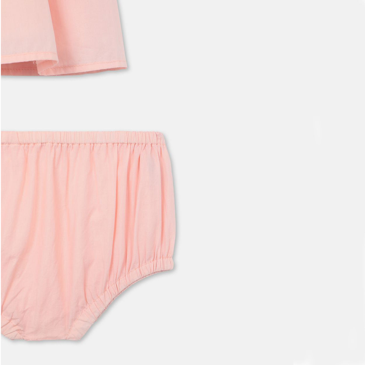 Baby Girls Light Pink Cotton Suit