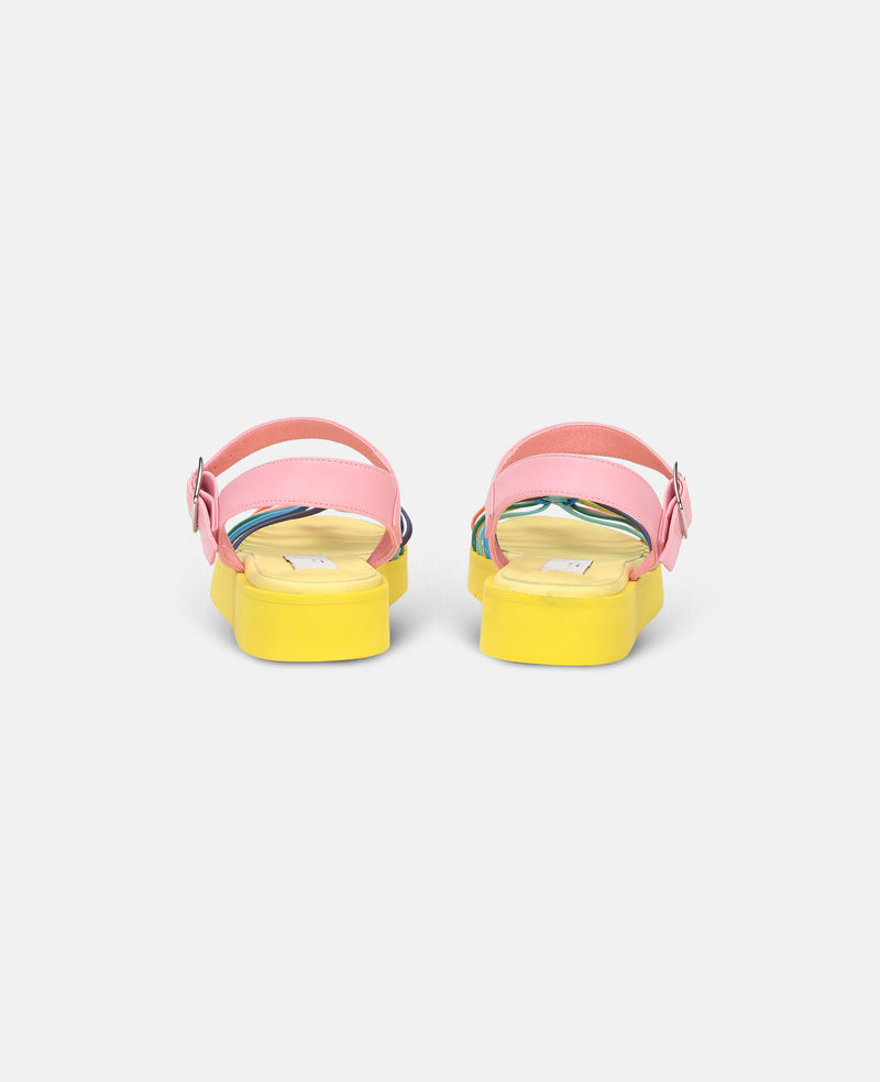 Girls Multicolor Knotted Sandals