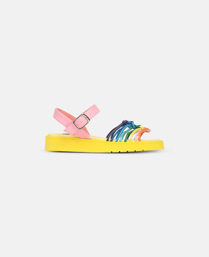 Girls Multicolor Knotted Sandals