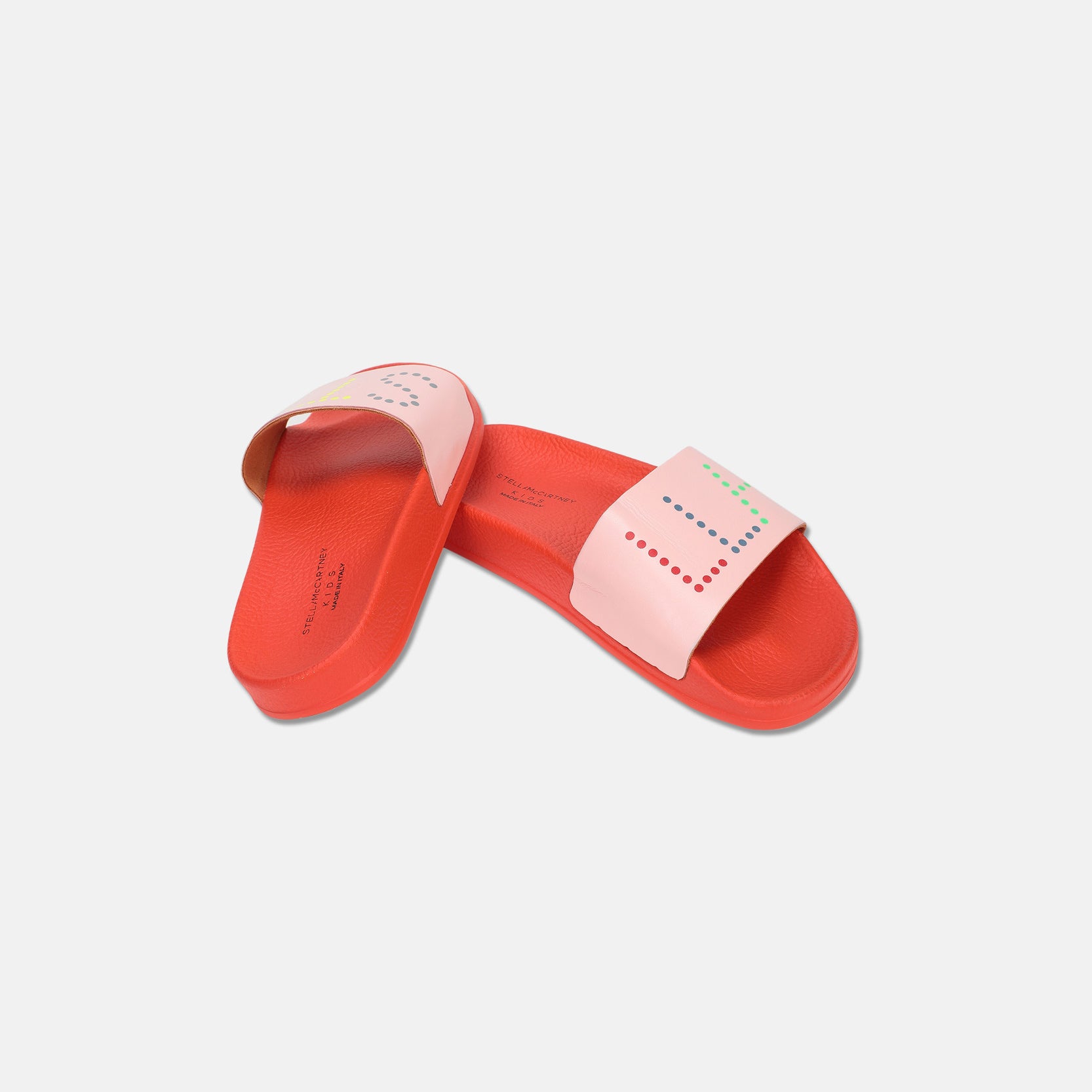 Girls Pink Logo Sandals