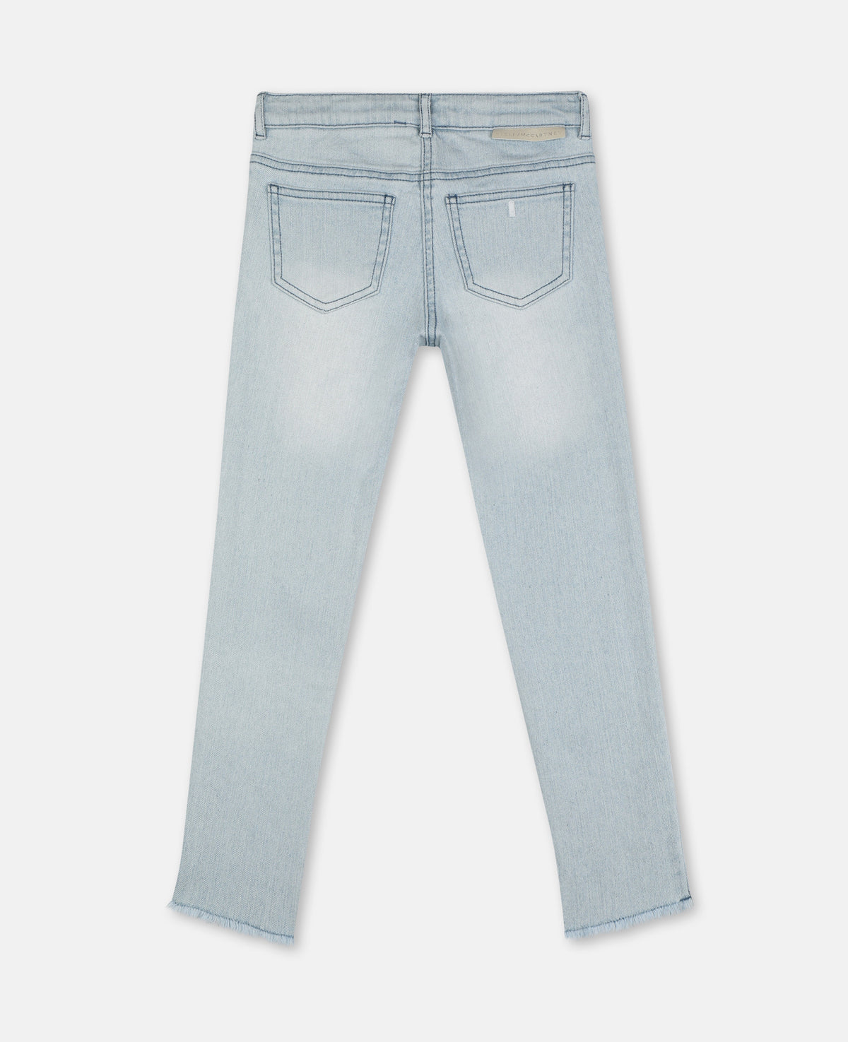 Girls Light Blue Denim Trousers