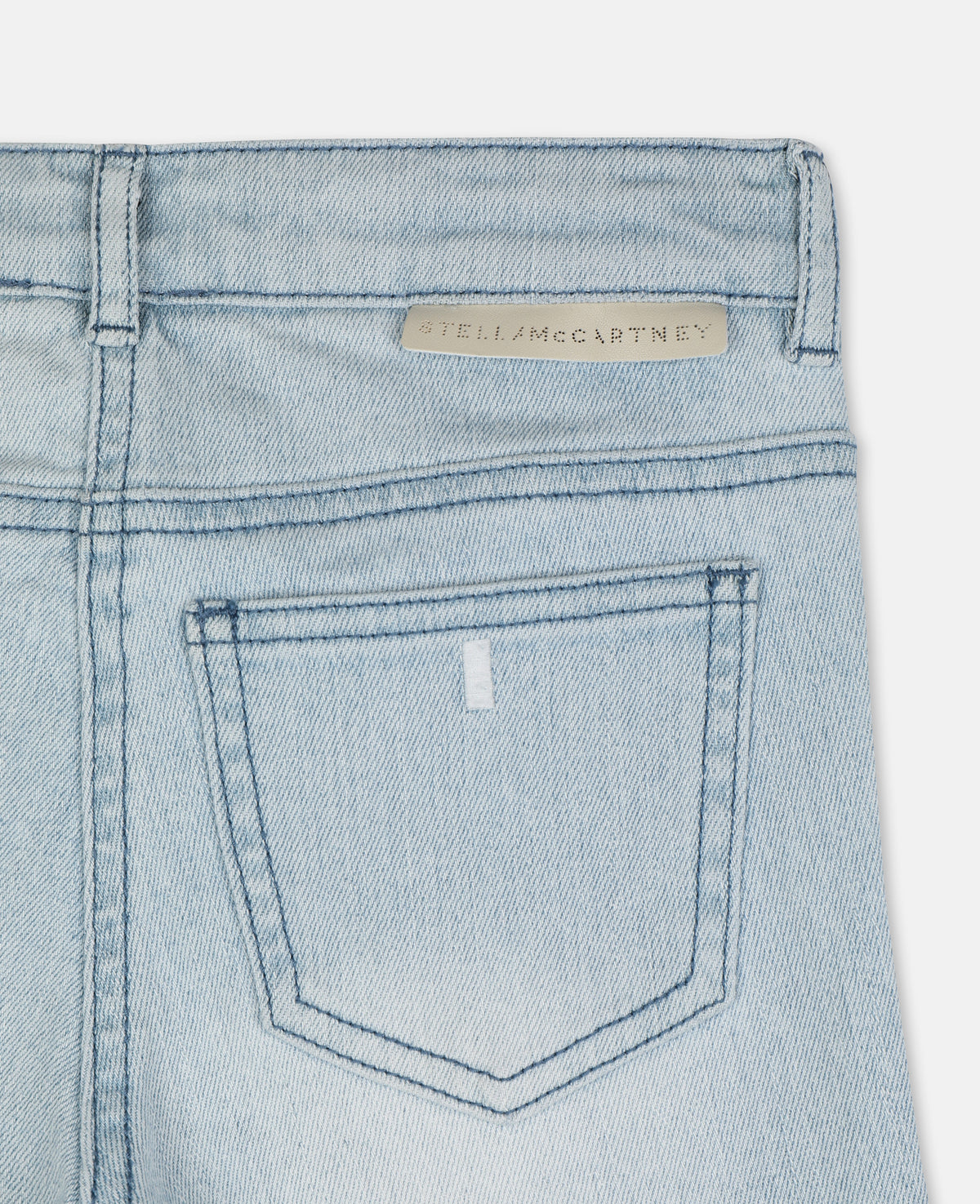 Girls Light Blue Denim Trousers