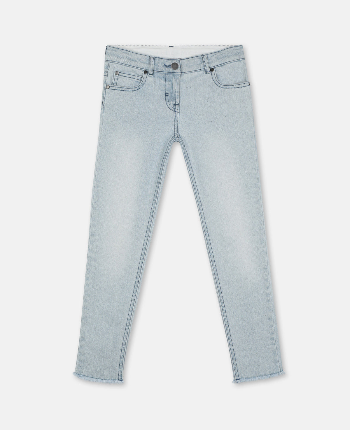 Girls Light Blue Denim Trousers