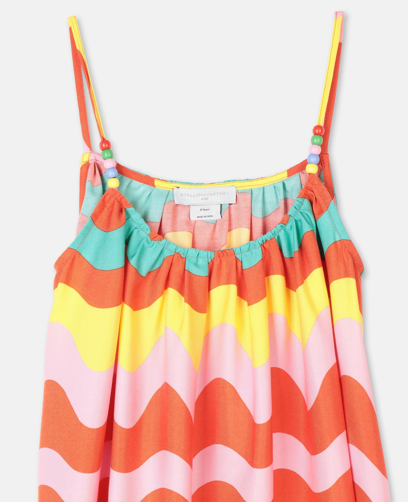 Girls Multicolor Twill Dress
