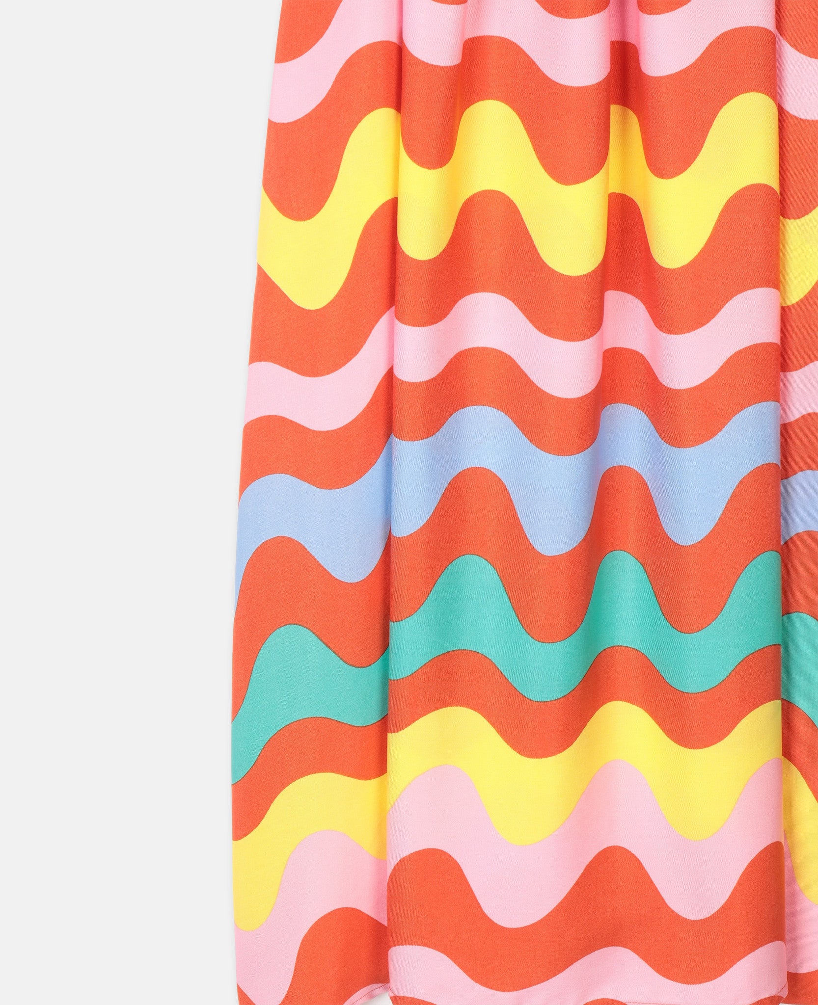 Girls Multicolor Twill Dress