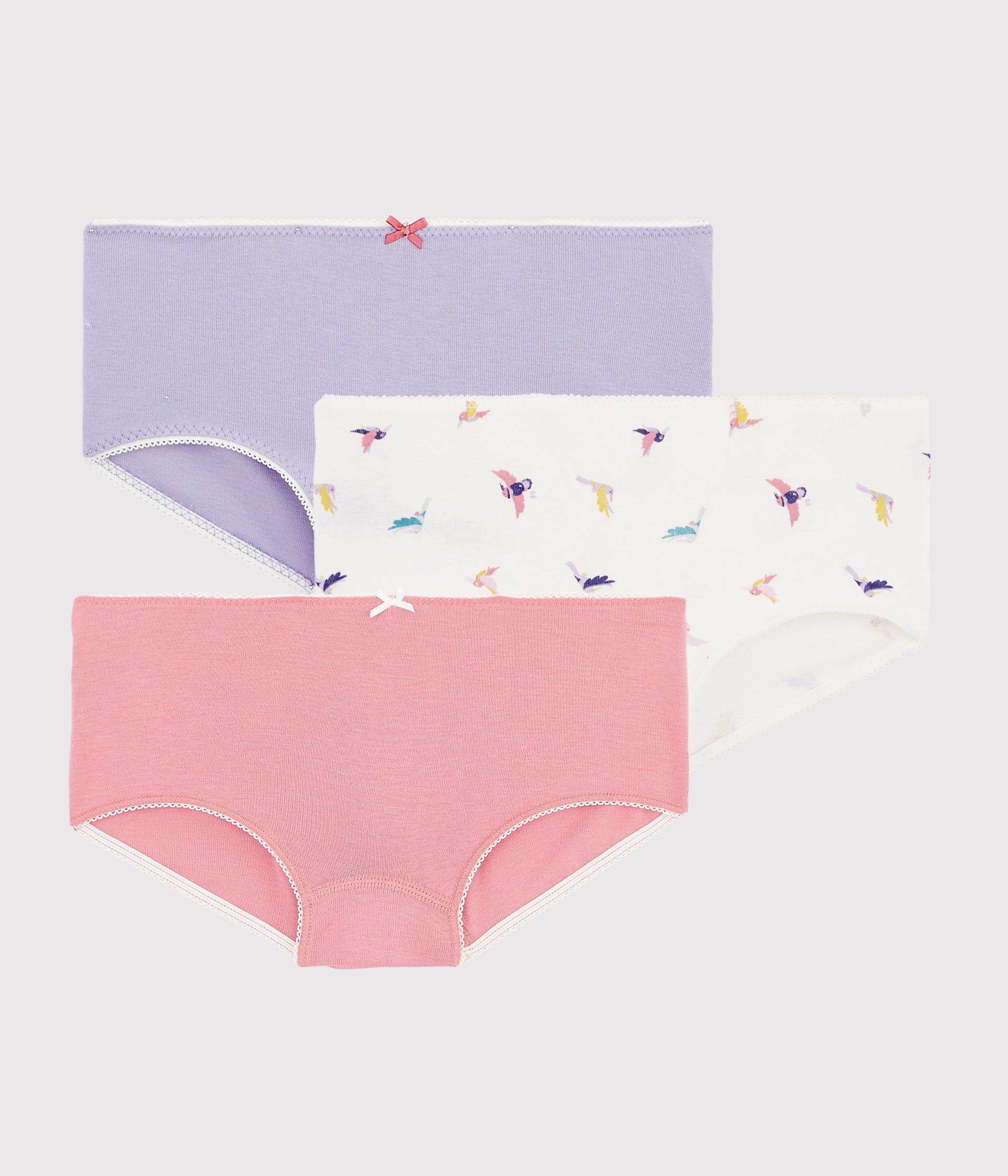 Girls Multicolor Cotton underwear set(3Pieces)