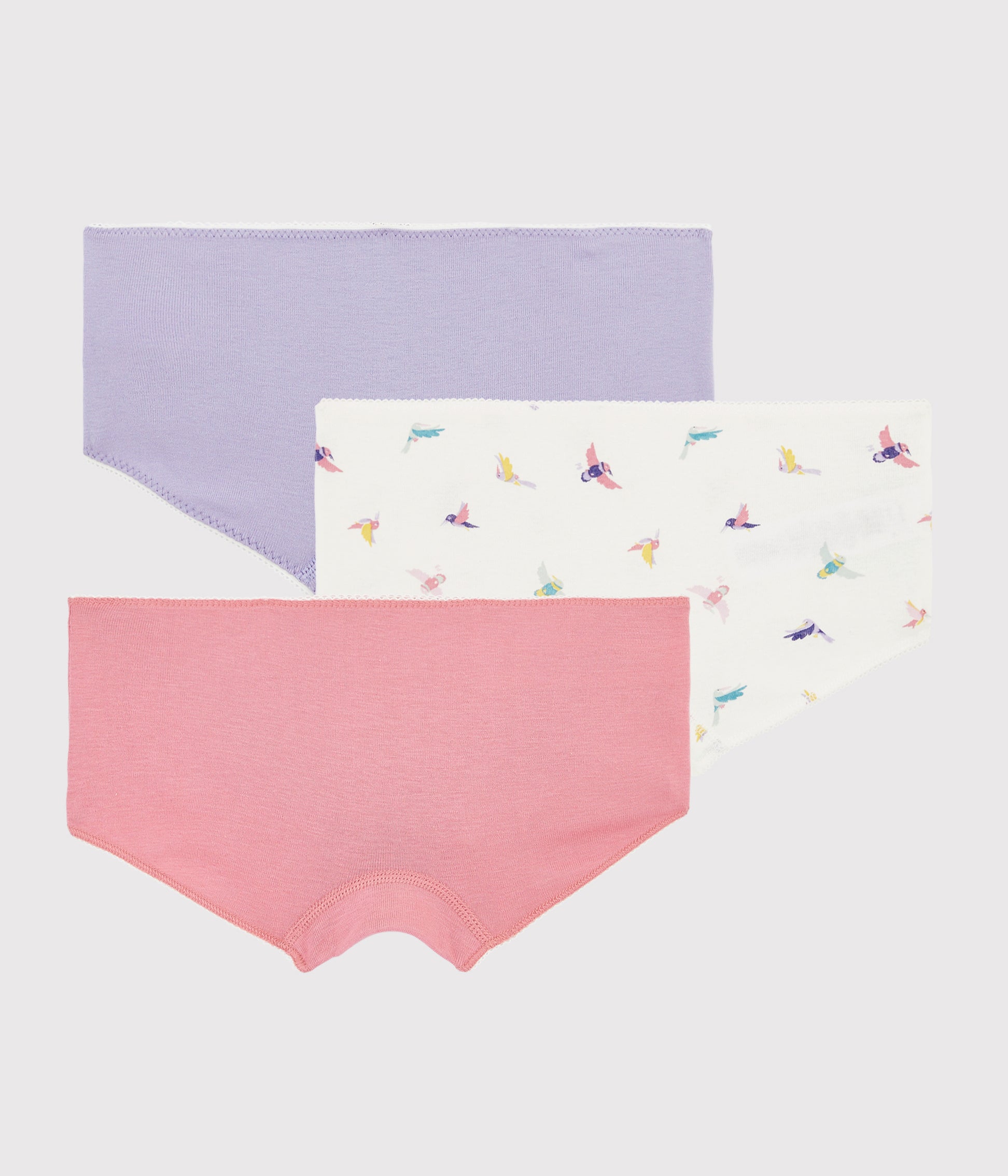 Girls Multicolor Cotton underwear set(3Pieces)