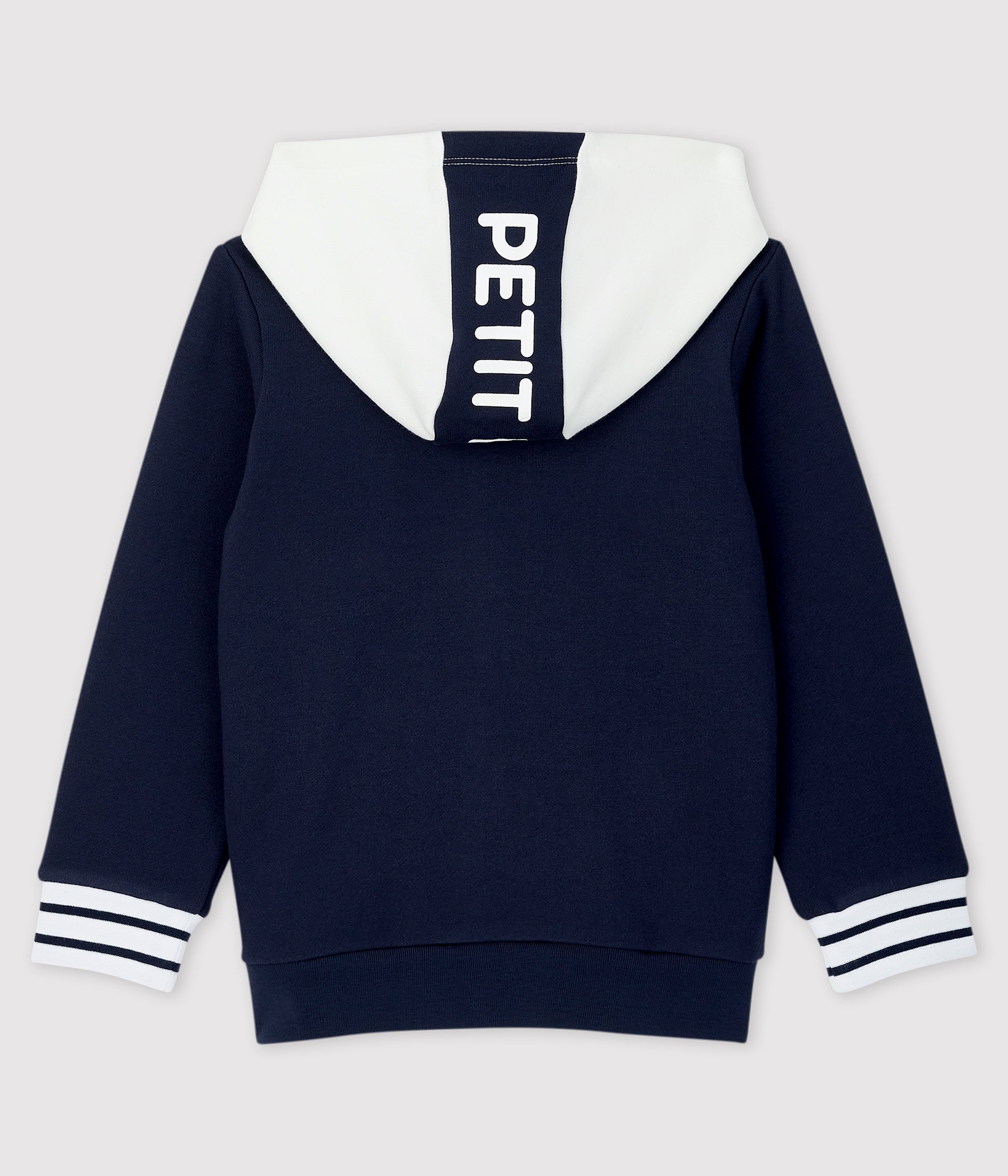 Girls Navy Cotton Sweatshirt