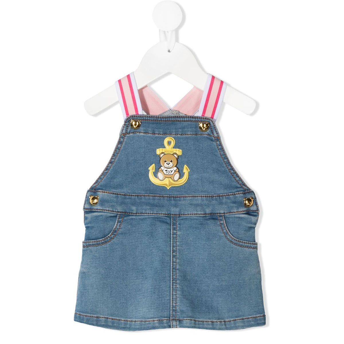 Robe en jean bleue pour bébé fille
