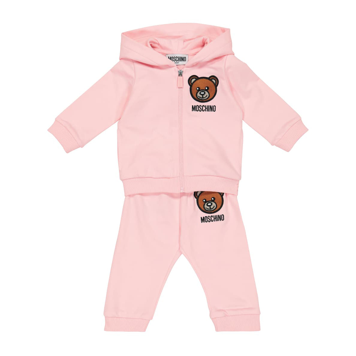 Baby Girls Pink Cotton Suit