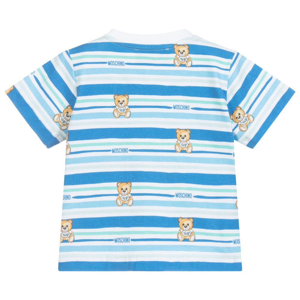 Baby Boys & Girls Blue Stripe T-Shirt