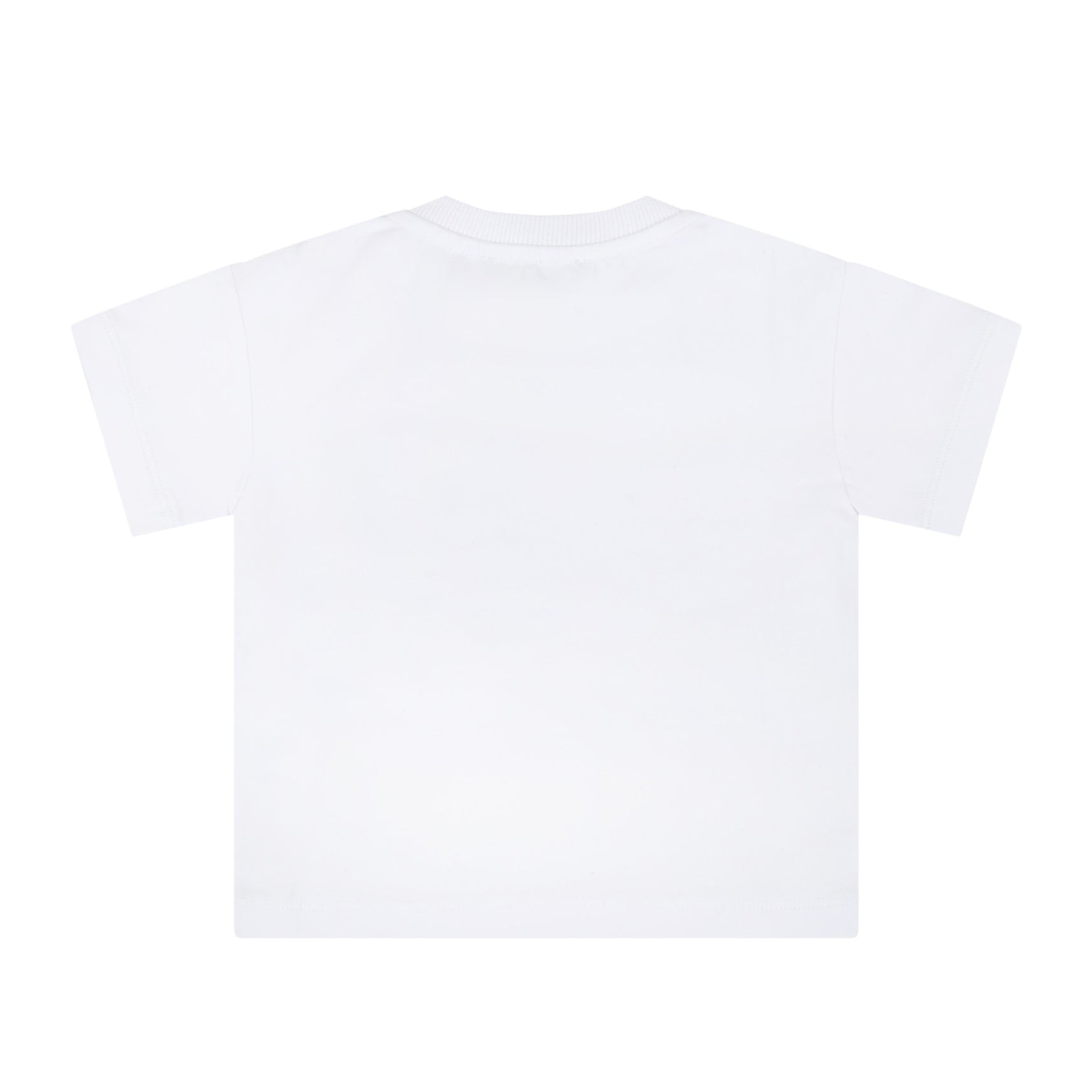 Baby Boys & Girls White Cotton T-Shirt