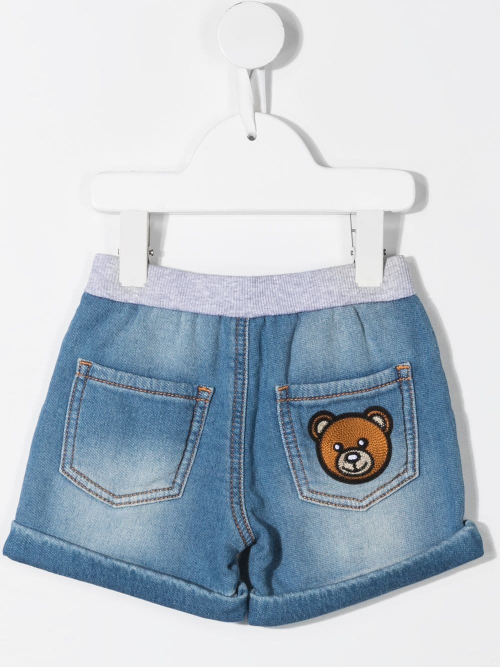 Baby Boys & Girls Blue Cotton Shorts