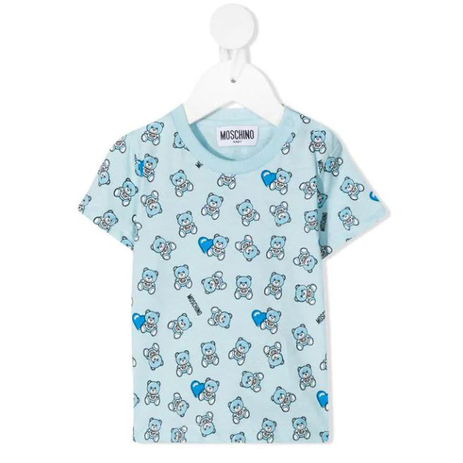 Baby Boys & Girls Mint Cotton T-Shirt