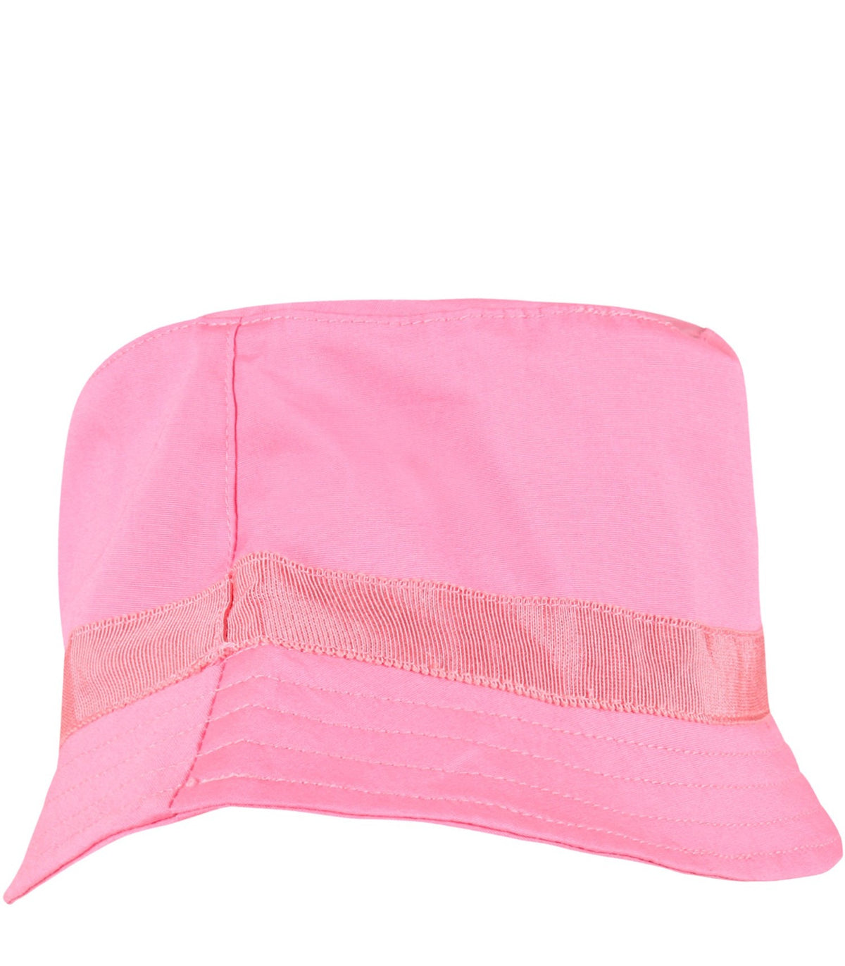 Girls Pink Logo Cotton Hat