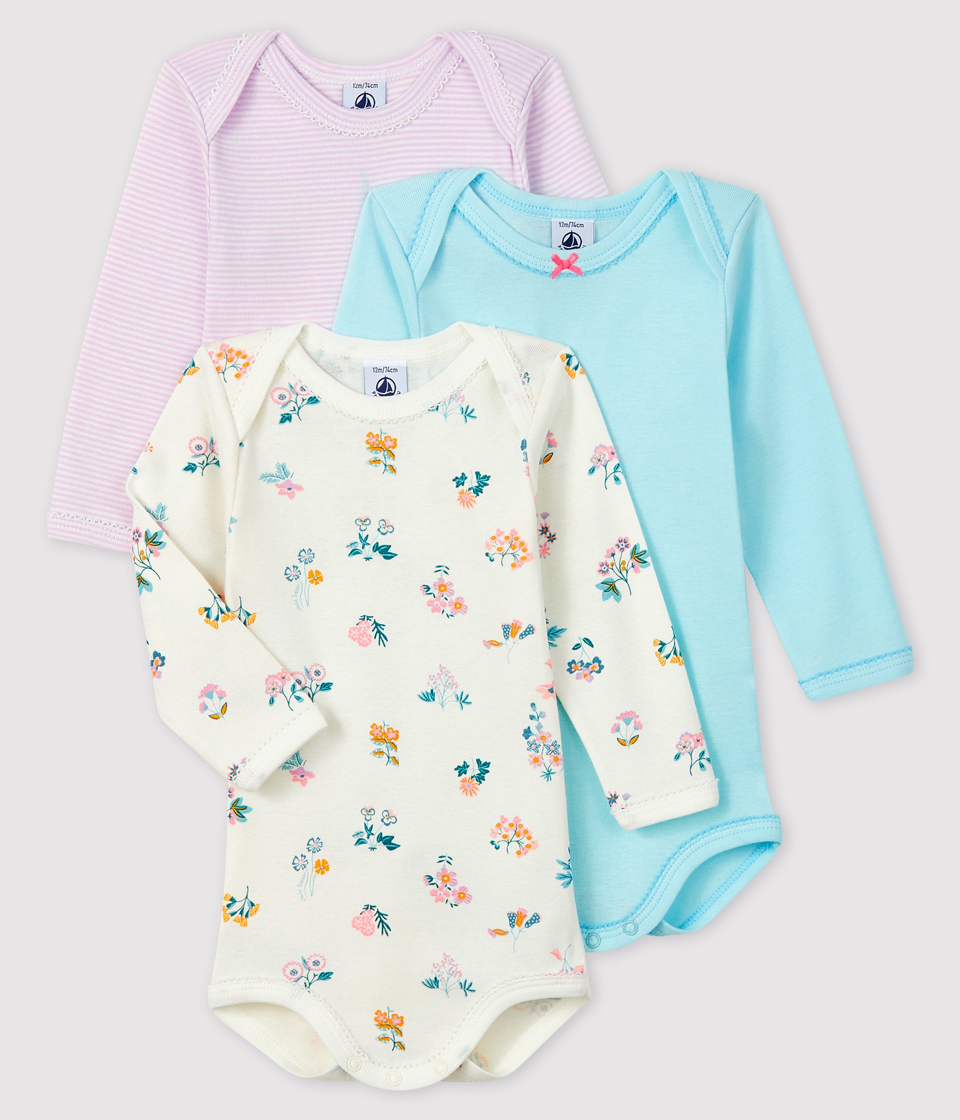 Baby Girls Multicolor Cotton babysuit Sets
