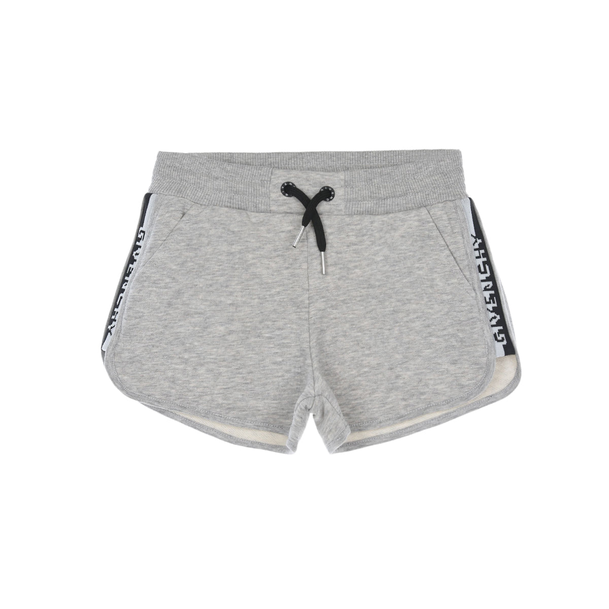 Girls Grey Cotton Shorts