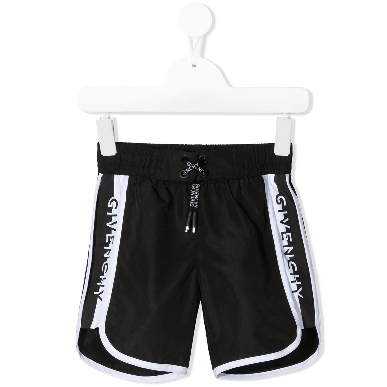 Boys Black Logo Swim Shorts