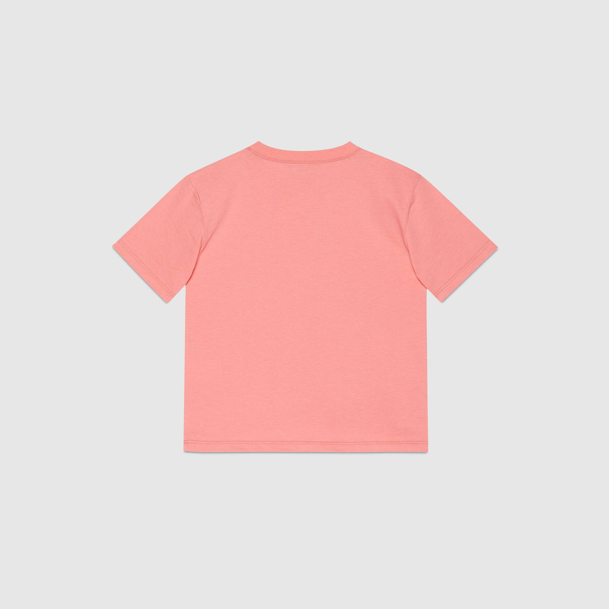 Girls Pink Logo Cotton T-Shirt