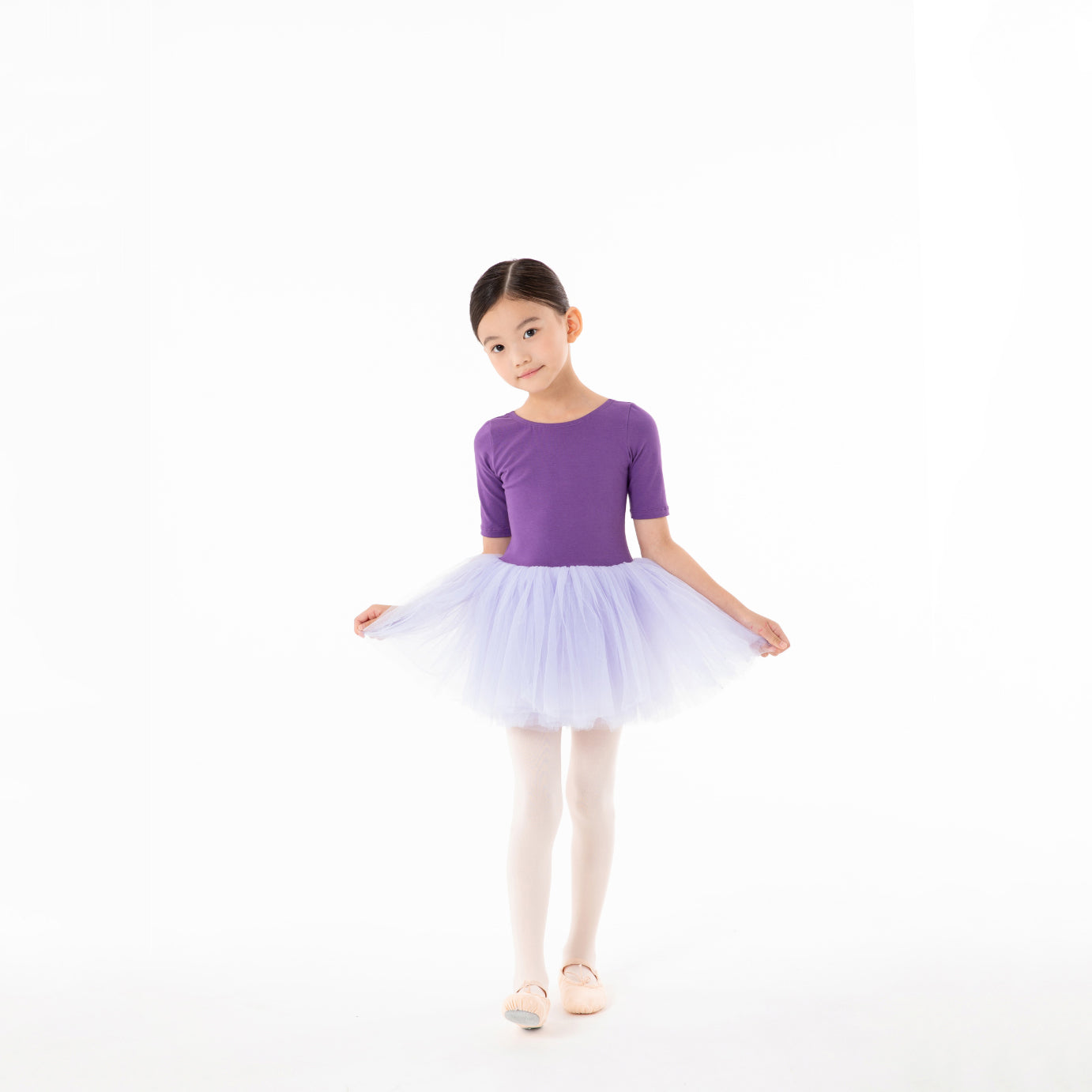 Girls Purple Ballet Onesies