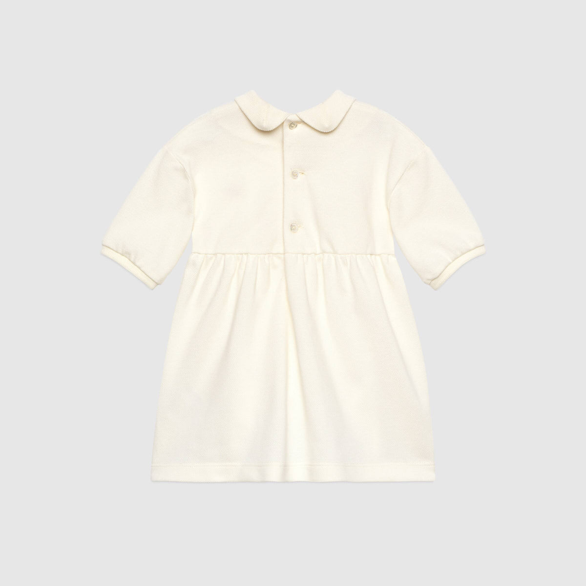 Baby Girls Ivory GG Cotton Dress