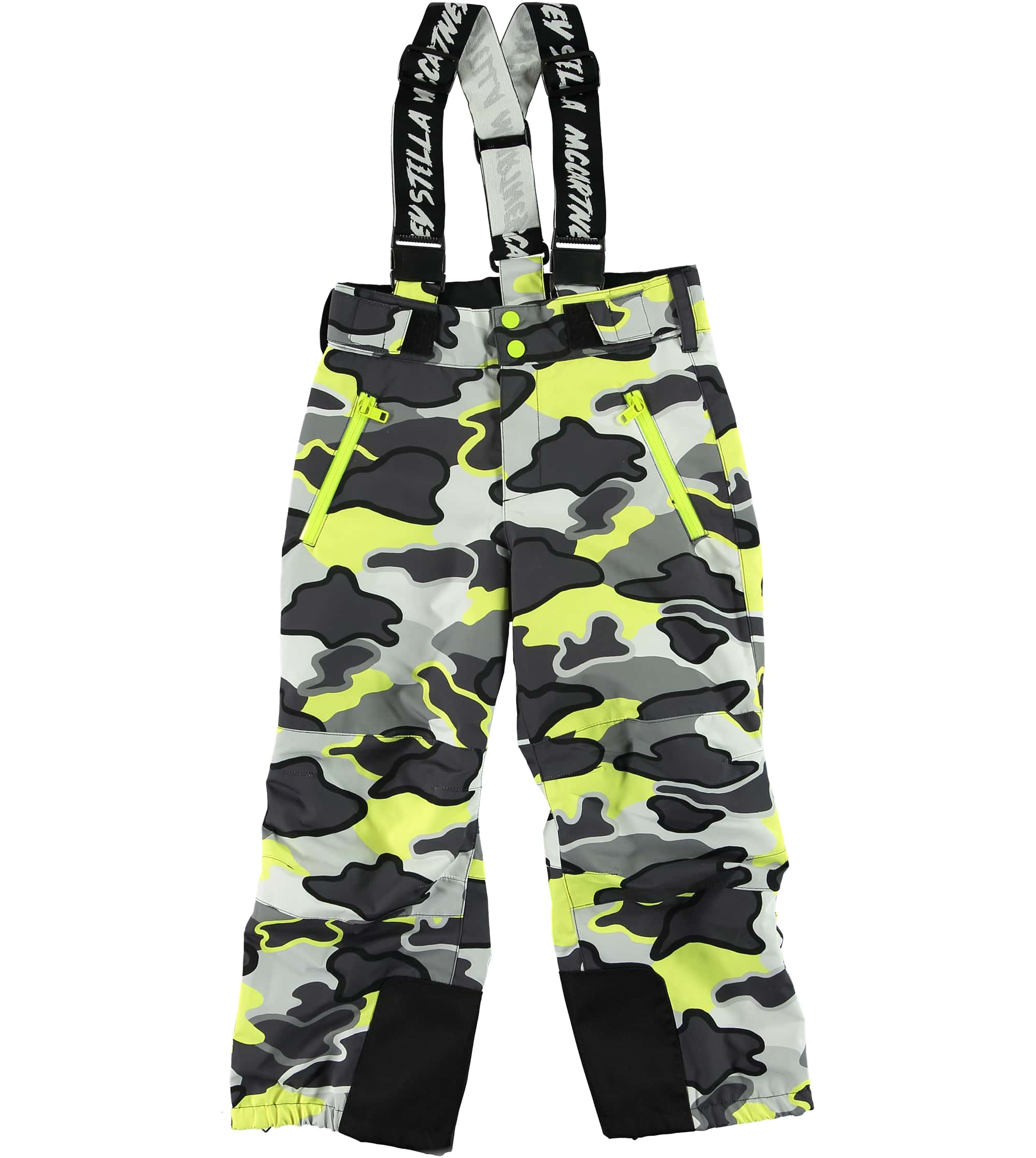 Boys Black & Yellow Ski Trousers