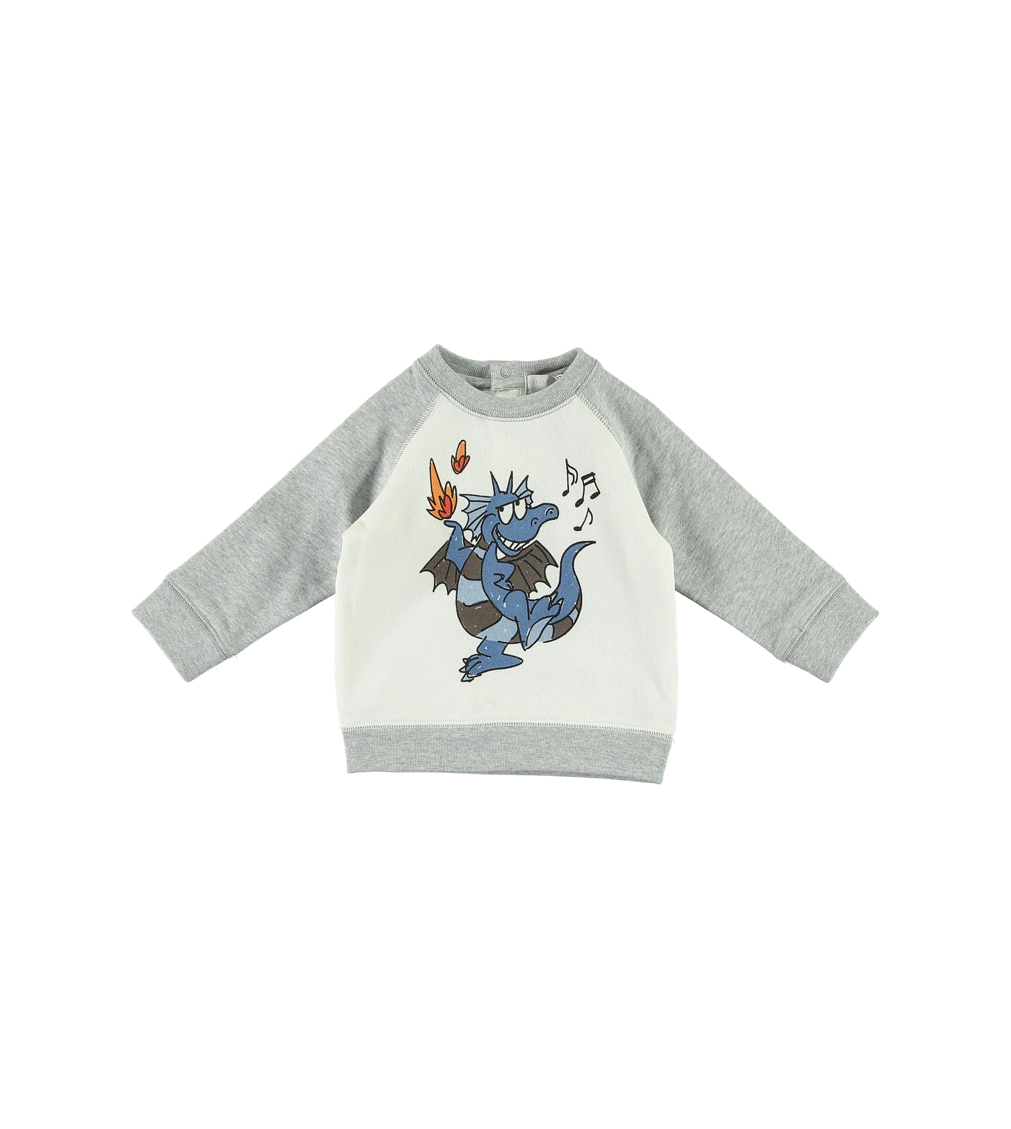 Baby Boys Grey Cotton Sweatshirt