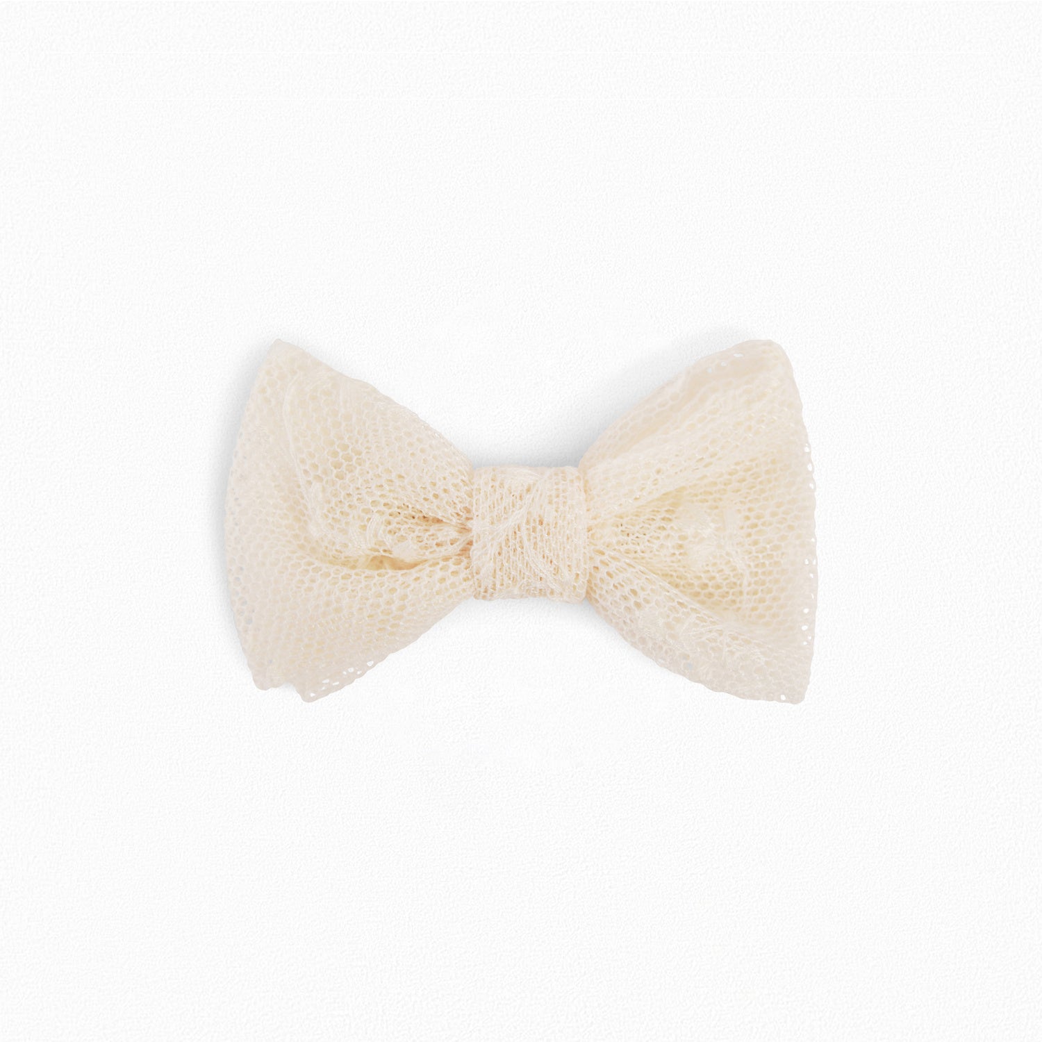 Girls Beige Bow Knot Hair Slide